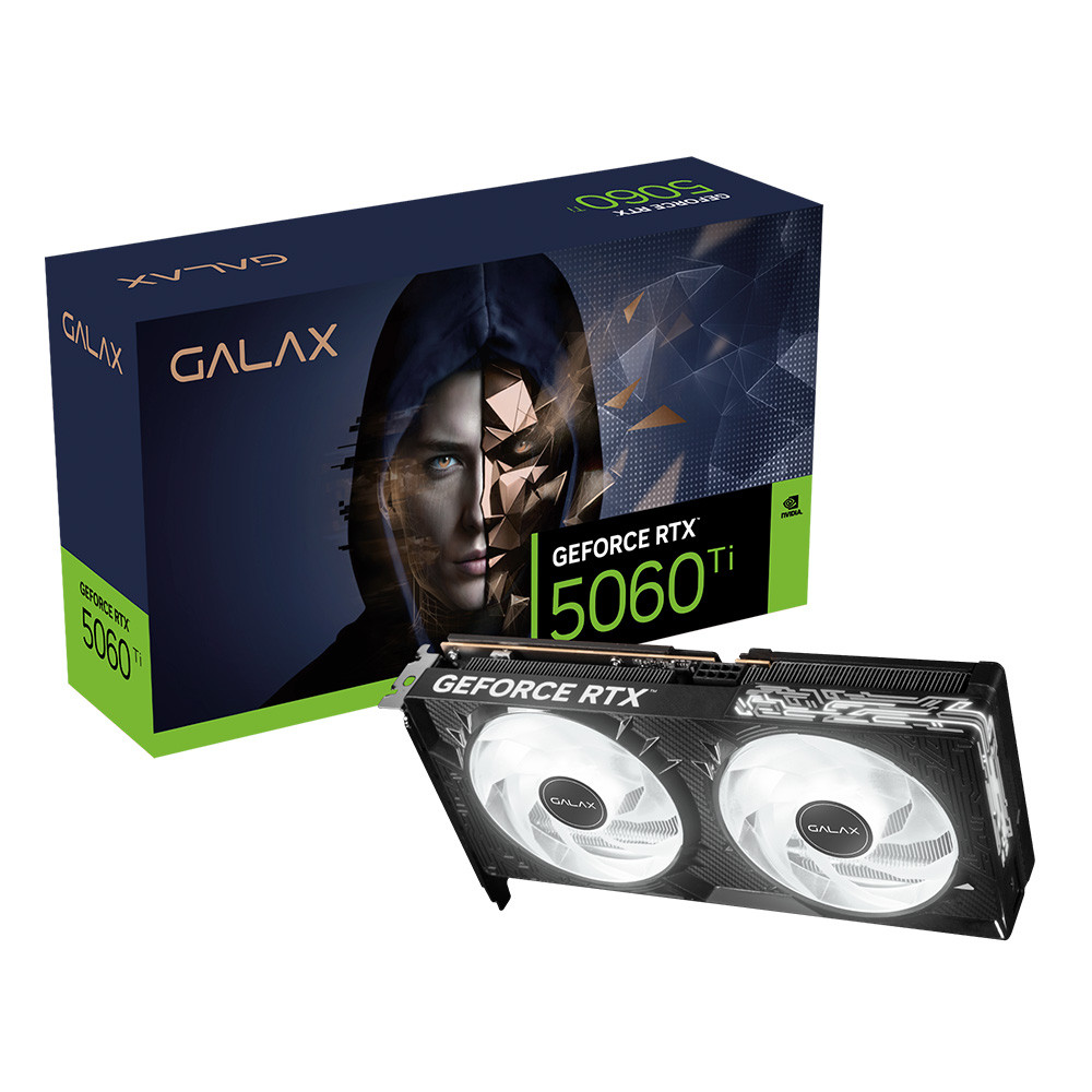 Placa de Vídeo Galax RTX 5060 Ti 16GB GDDR7 128 Bits Black GF 1-Click OC 56IZN8MDCPOC - Computers & Accessories
