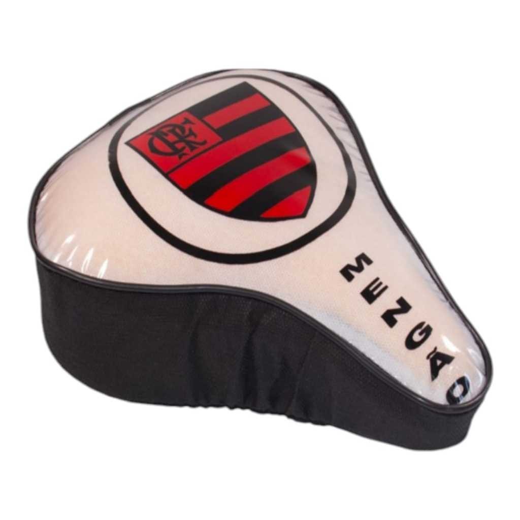 Capa De Selim Banco Times Clube De Bicicleta Caloi Monark Monareta Preto