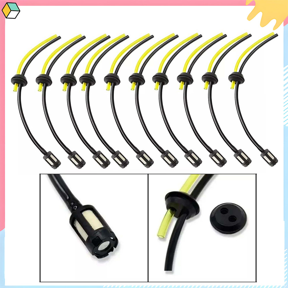 10 pçs Mangueira + vedação + filtro Tampa do solo da roçadeira 43/52 Filtro de linha de óleo em Oferta na Shopee