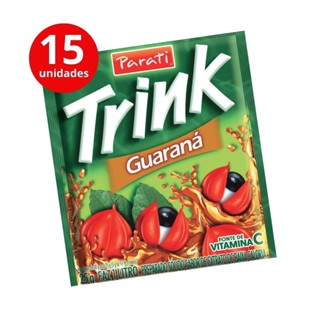 Pack 15un Refresco em Pó Suco Trink Guaraná 15x15g em Oferta na Shopee