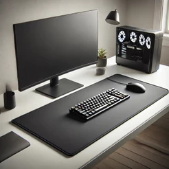 Mouse Pad Gamer Grande 70x35cm – Antiderrapante, Borda Costurada, Superfície Rápida P/ Trabalho Ou Jogo