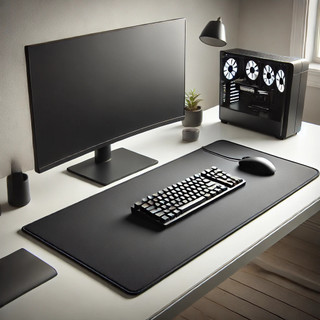 Mouse Pad Gamer Grande 70x35cm – Antiderrapante, Borda Costurada, Superfície Rápida P/ Tr…