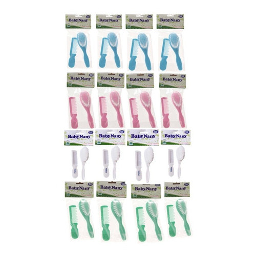 Escova Pente Kit 50 Unidades Infantil Bebê Doação Atacado