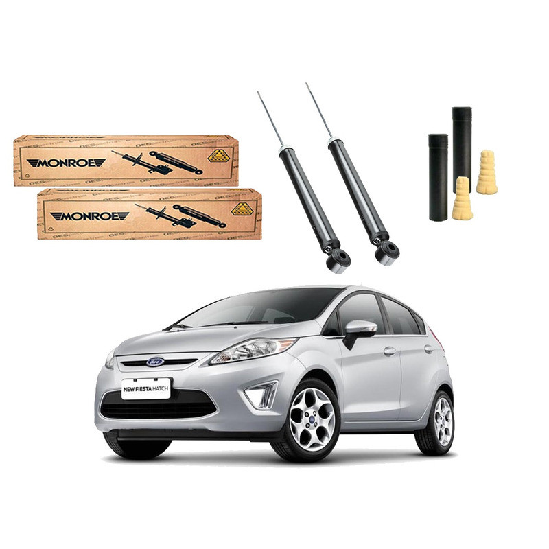 Kit Amortecedor Traseiro New Fiesta Mexicano 1.6 2011 A 2013 - Spare Parts and Accessories for Vehicles