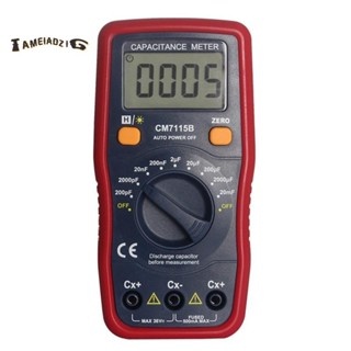 🔥CM7115B Medidor De Capacitância Multímetro Digital Ferramenta De Medição De Display LCD , Atualização CM-7115A em Oferta na Shopee