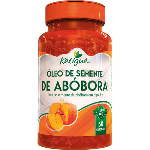 OLEO DE SEMENTE DE ABOBORA 60 CAPSULAS 1000MG KATIGUA