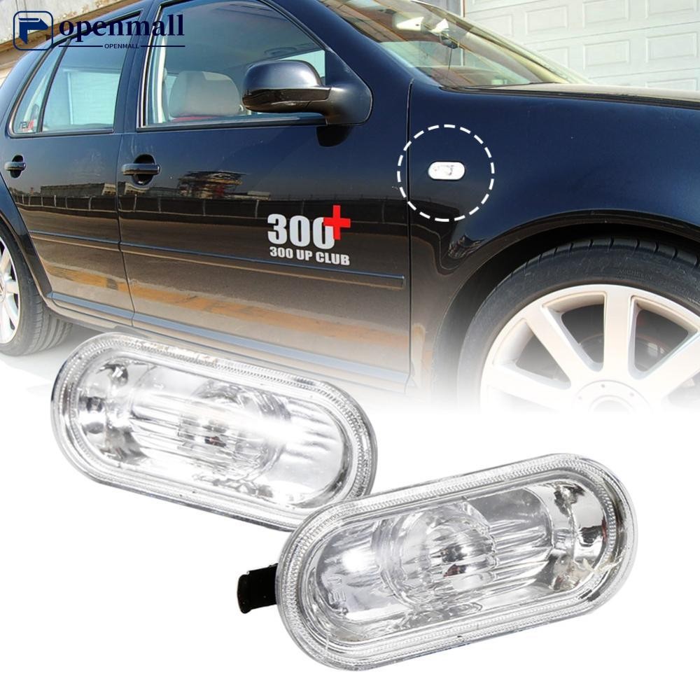 openmall 2 Pçs Luzes De Marcação Laterais Do Carro Sinal Volta Lâmpada Advertência Compatível Para Volkswagen Golf 4 Mk4