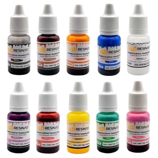Pigmento Epóxi Para Resinas Translúcido 10g Vip Resinas em Oferta na Shopee