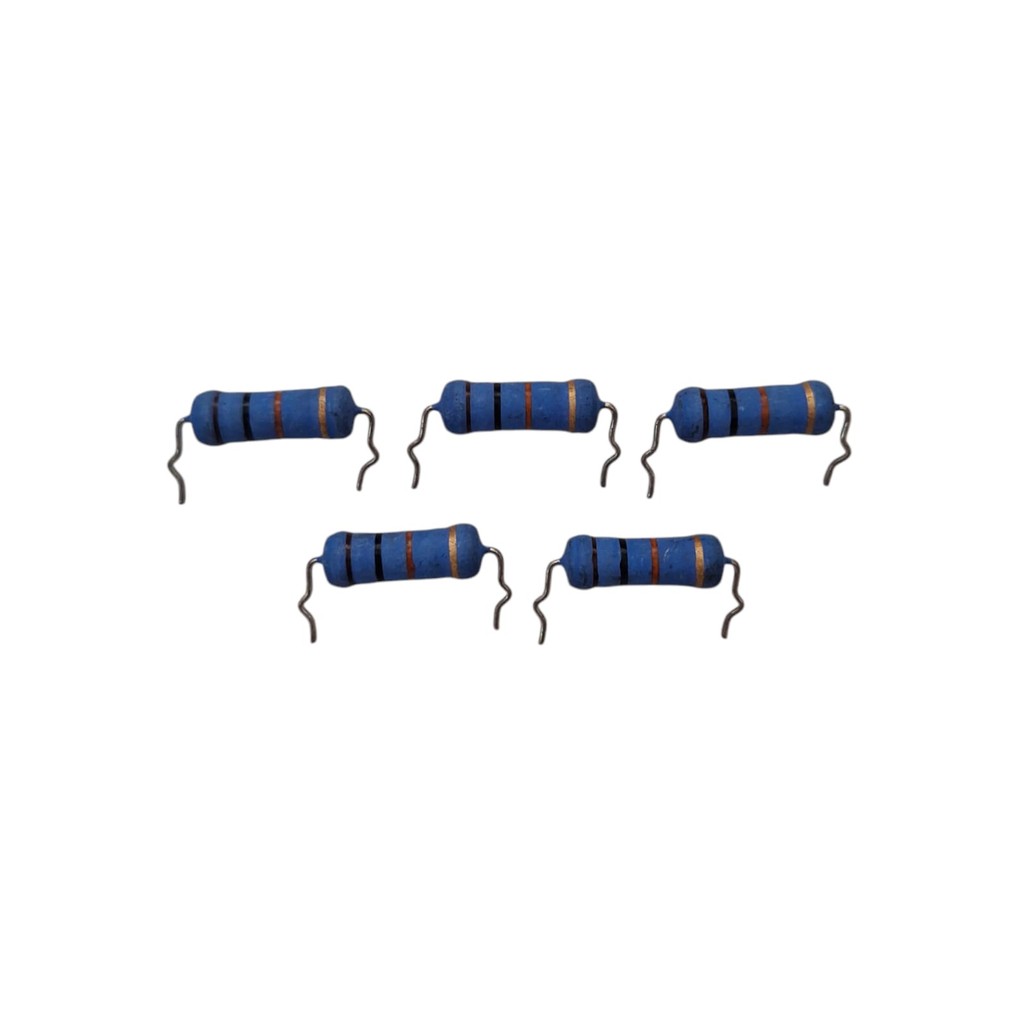 KIT 05 RESISTOR DE POTÊNCIA 10K 5% 5W  - FILME DE CARBONO