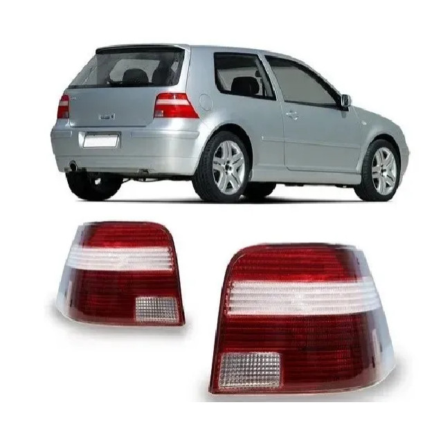 Lanterna Traseira Golf 1999 2000 2001 2002 2003 2004 2005 2006 2007 Bicolor
