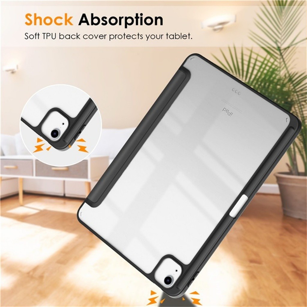Novo Capa Case Para Acrílico Magnética Com Suporte Caneta iPad Air 11/13 polegadas M2/M3/M4