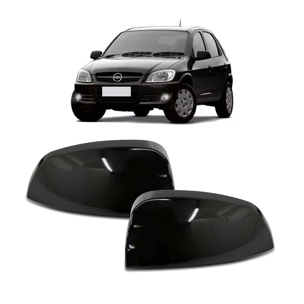 Par Capa Retrovisor Celta Prisma Meriva 2007 A 2015 B Piano