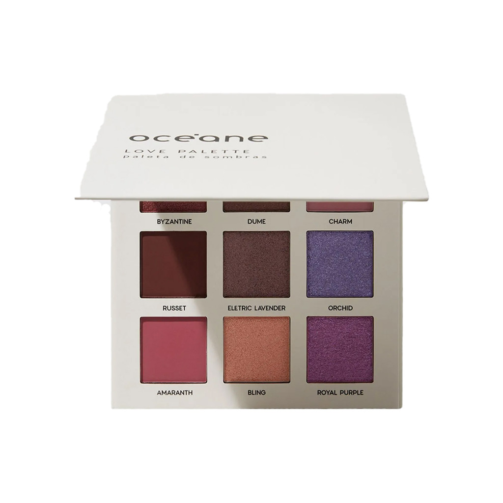 Paleta de Sombras Oceane Limited Love Palette 20g em Oferta na Shopee