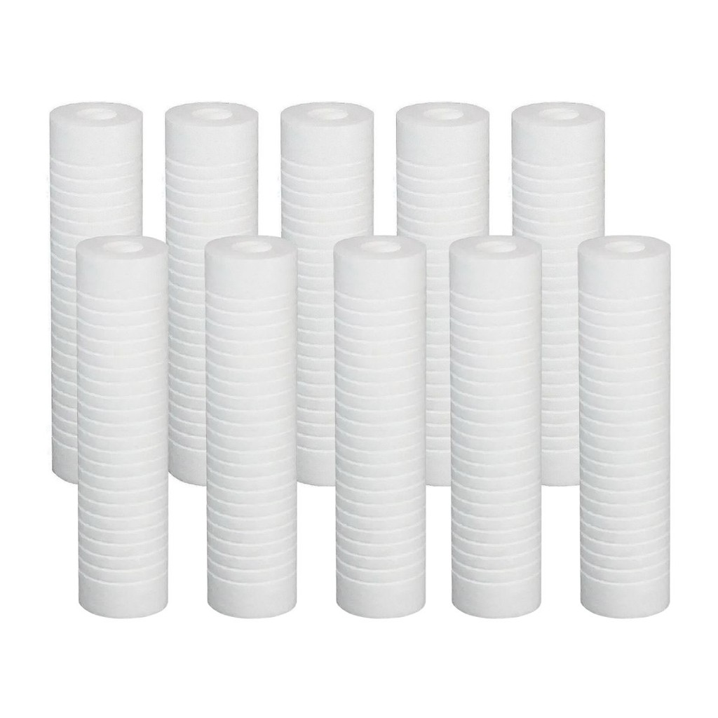 10 Refis Cartucho Para Filtro De Caixa Dágua Cor Branco