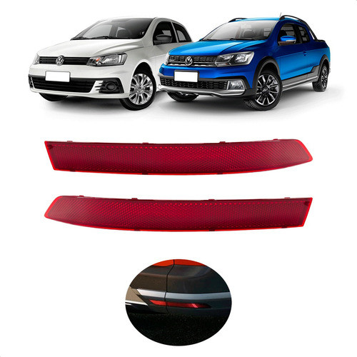 Par Refletor Luz Traseiro Saveiro Gol G7 G8 G9 Original + Nf em Oferta na Shopee