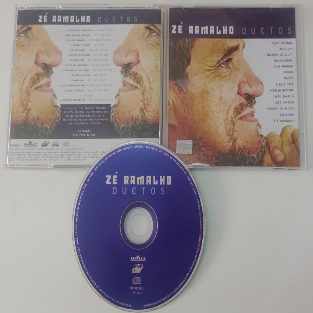 CD ZÉ RAMALHO E VÁRIOS ARTISTAS ZÉ RAMALHO - DUETOS