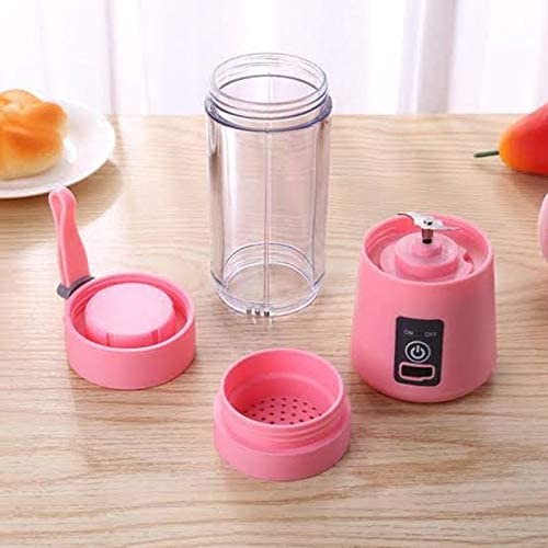 Mini Liquidificador para Shake Portátil – 6 Lâminas e Cabo USB como Acessórios
