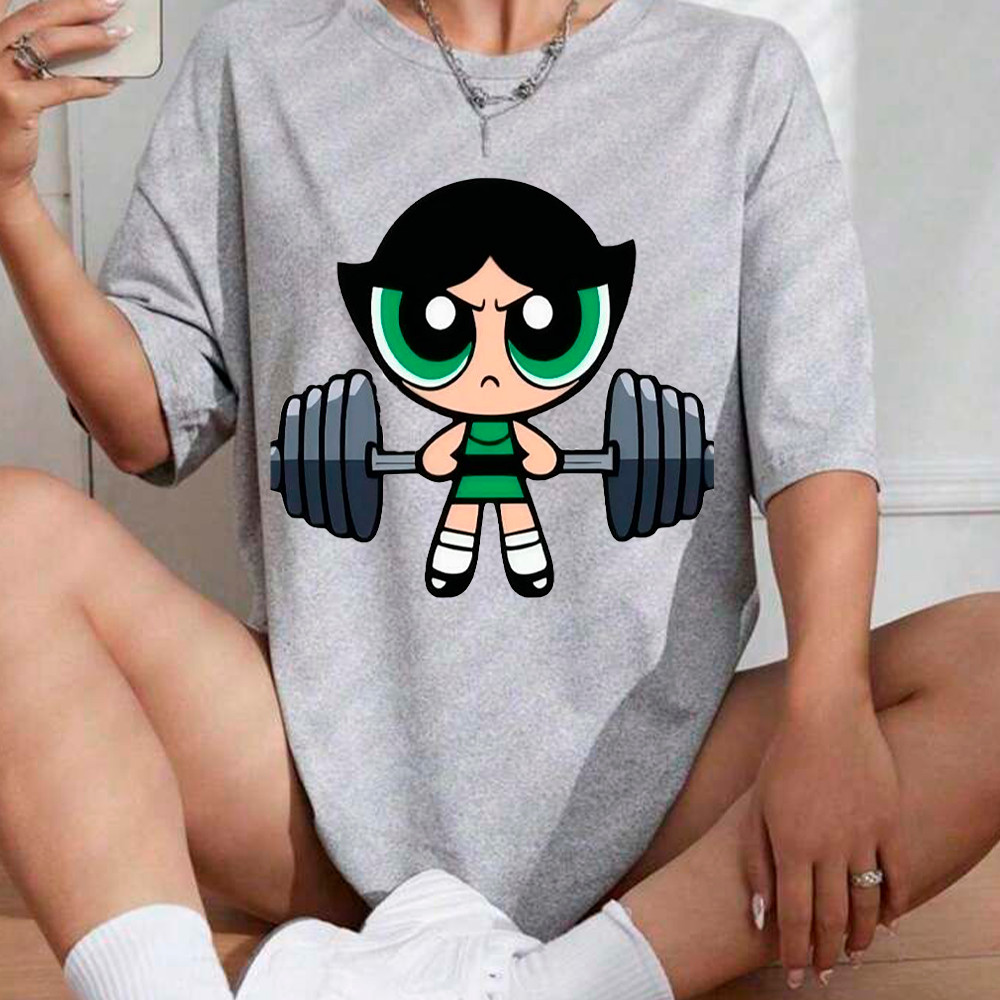 Camiseta Academia Personalizada Meninas Superpoderosas Masculina/Feminina 100% Algodão 1017