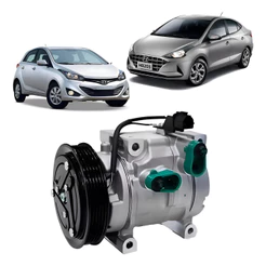 Compressor Ar Cond Delphi Hb20 Comfort Plus 1.0 12v 2015/19