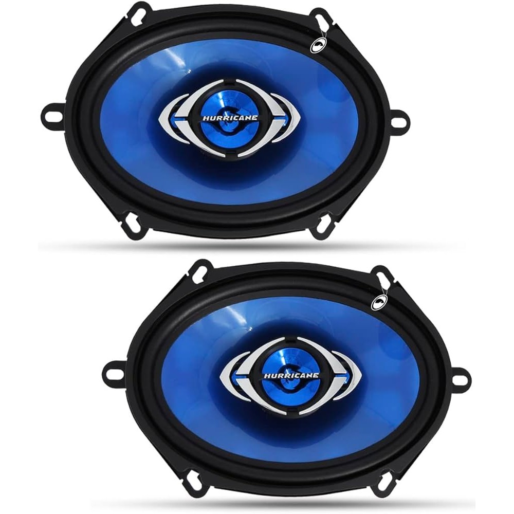 Par Alto Falante Hurricane CM57 5x7 Polegadas 130W RMS - Spare Parts and Accessories for Vehicles