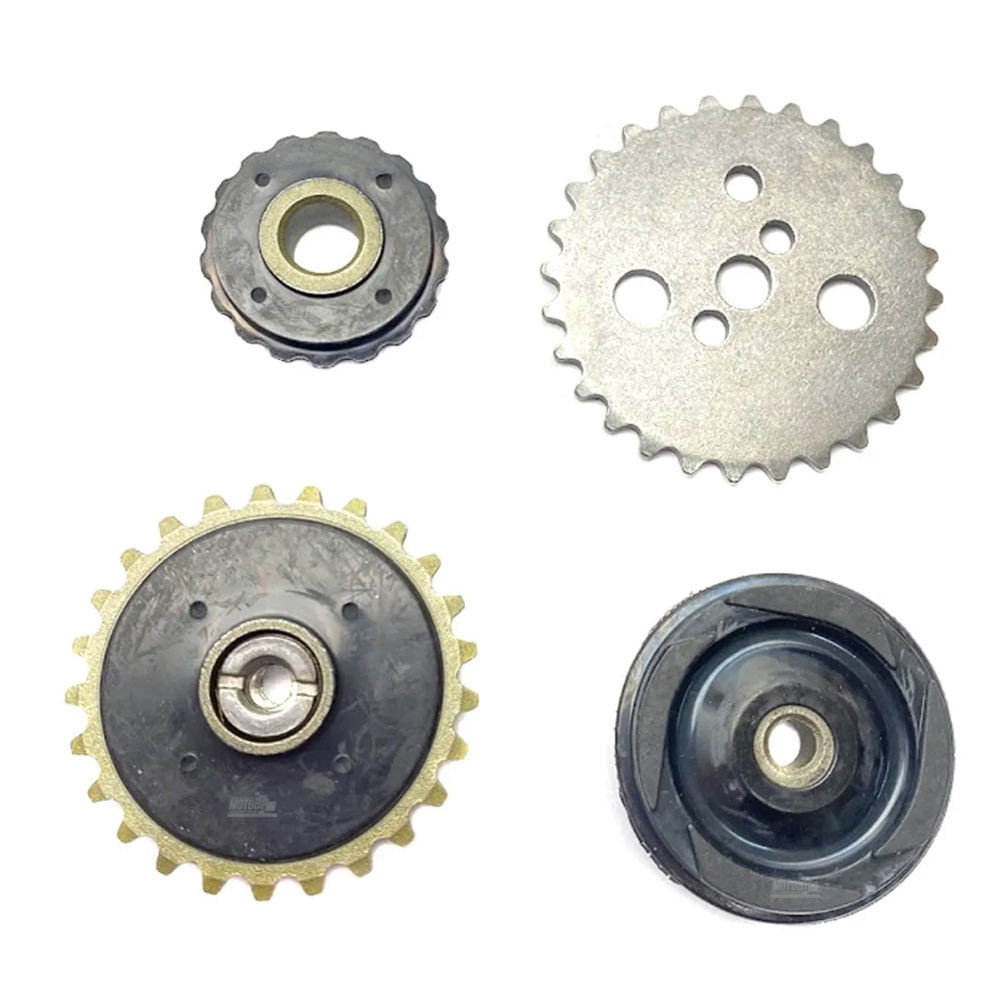 Tensor Corrente Comando Biz 100 / Pop 100 / Dream 100 / Web 100 / Shineray Y50 Star 50 4 Peças