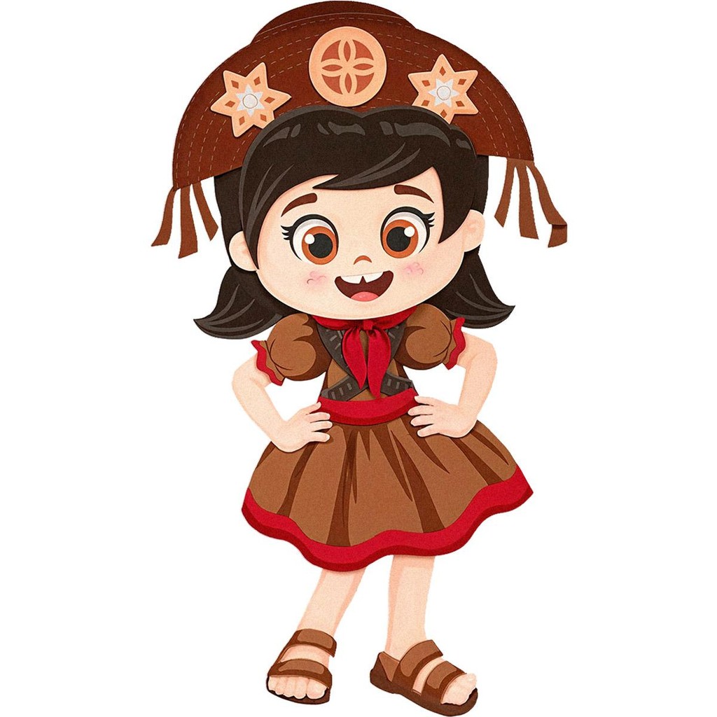 Decoração de Festa Junina Painel Maria Bonita 3D em EVA Cangaceira em Oferta na Shopee