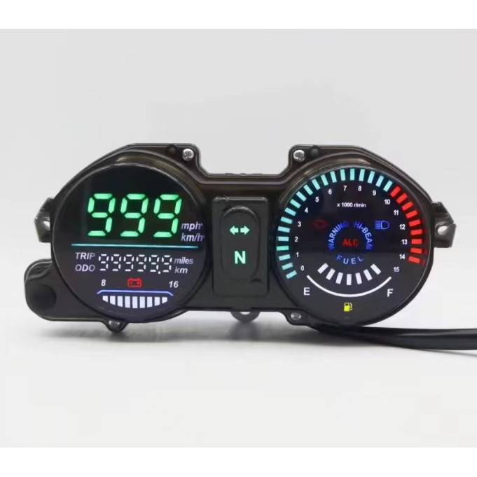 Painel digital LED Para Motocicleta Honda TITAN150 CG150 Fan150 Com display , Fácil De Verificar No Escuro , Recuperação em Oferta na Shopee