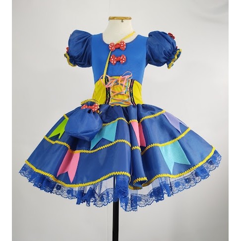Vestido Infantil Festa Junina Antônia Royal