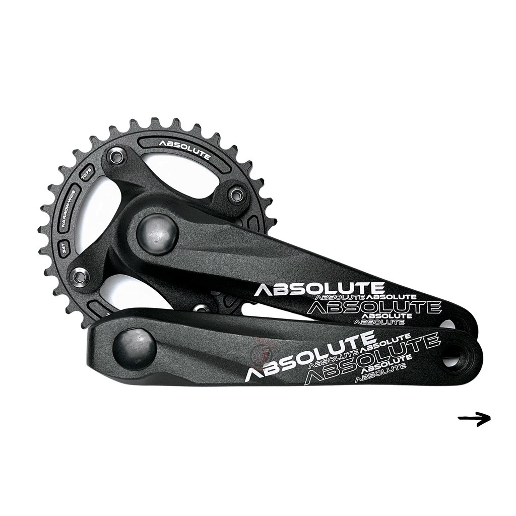 Pedivela Single 34d Absolute Wild 175mm 9v 10v 11v 12v Mtb - Sports & Outdoors