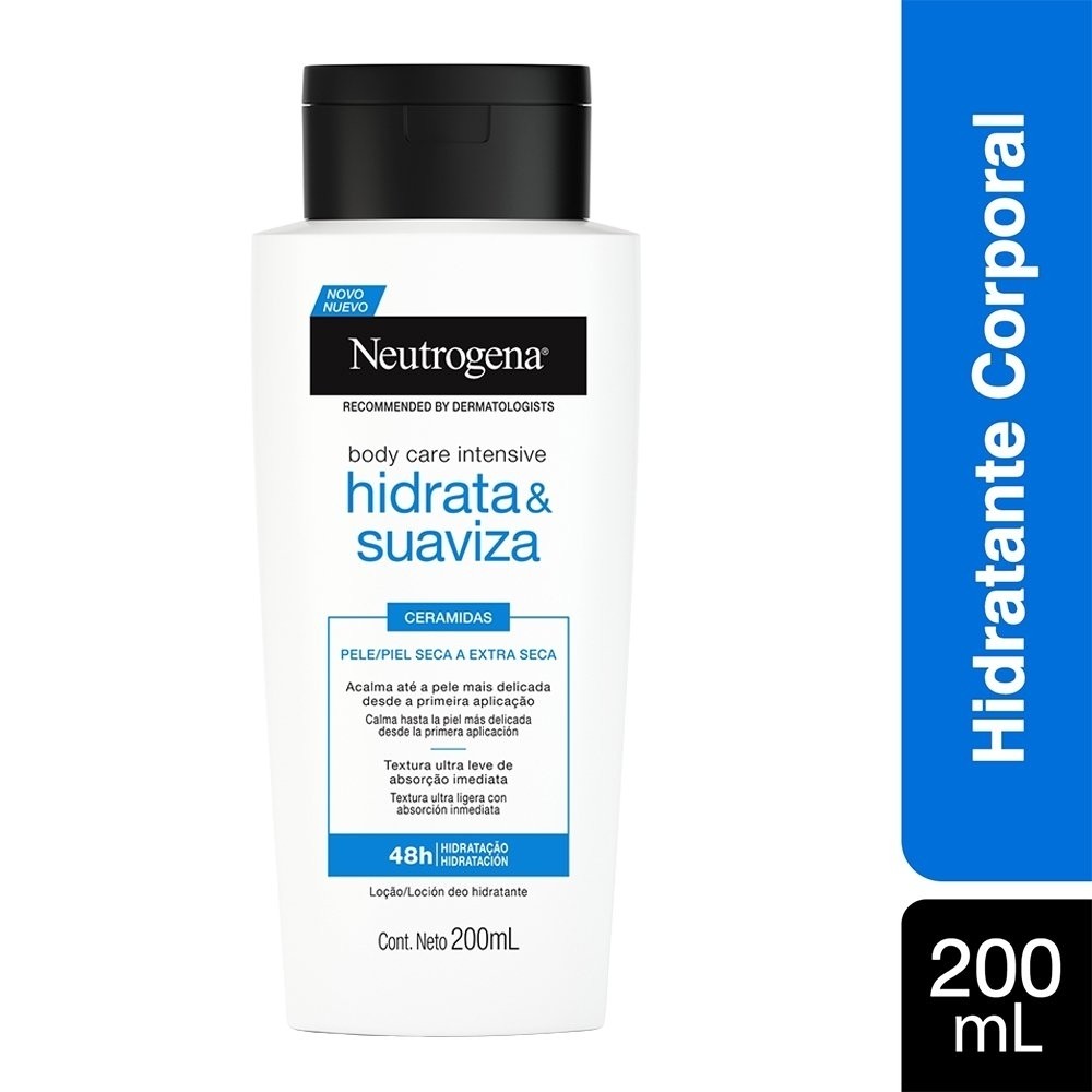 Hidratante Neutrogena Body Care Intensive Hidrata Suaviza 200ml em Oferta na Shopee