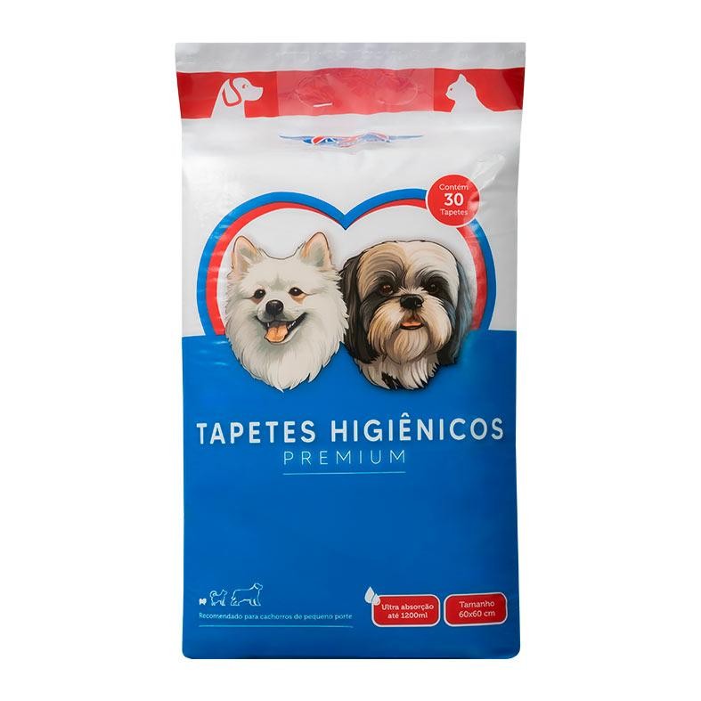 Tapete Higienico para Pets Lopetudos, 60x60cm, 1200ml, 30 Unidades, LP-TPT66-1200