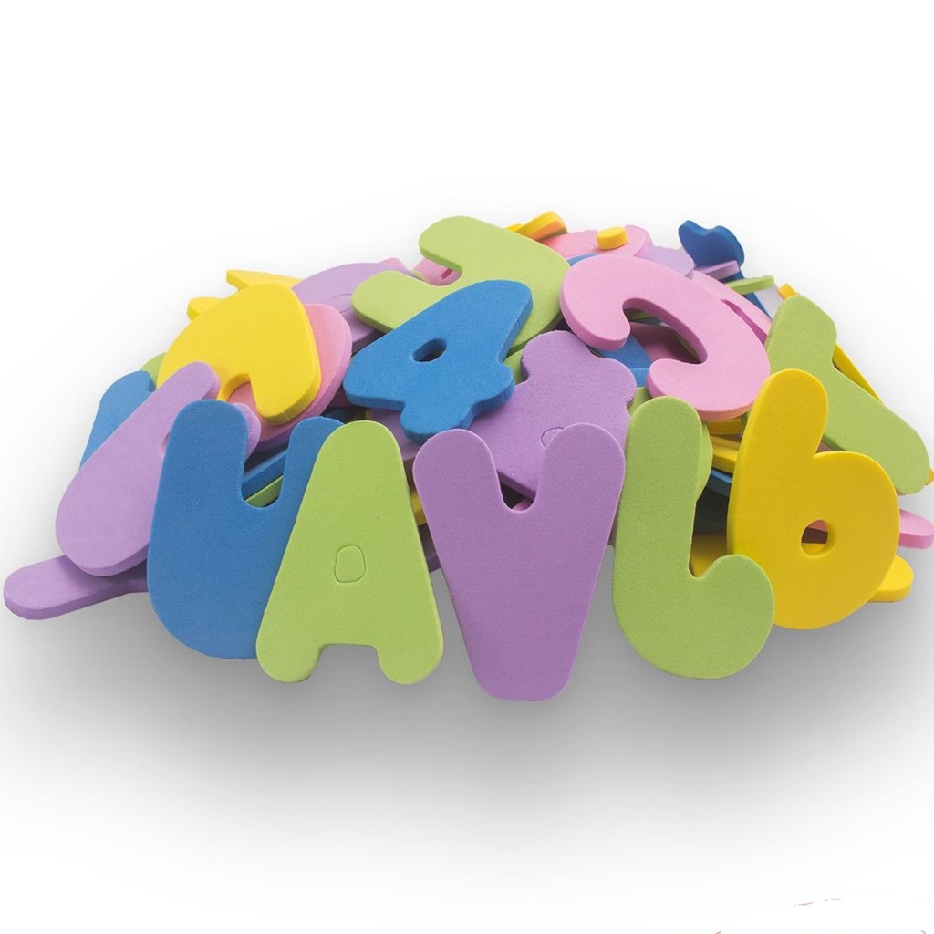 Eva Didático Evamax Grande 8x5cmx5mm Alfanumérico 36 Peças - Infantil