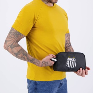Necessaire Santos Nylon Preta em Oferta na Shopee