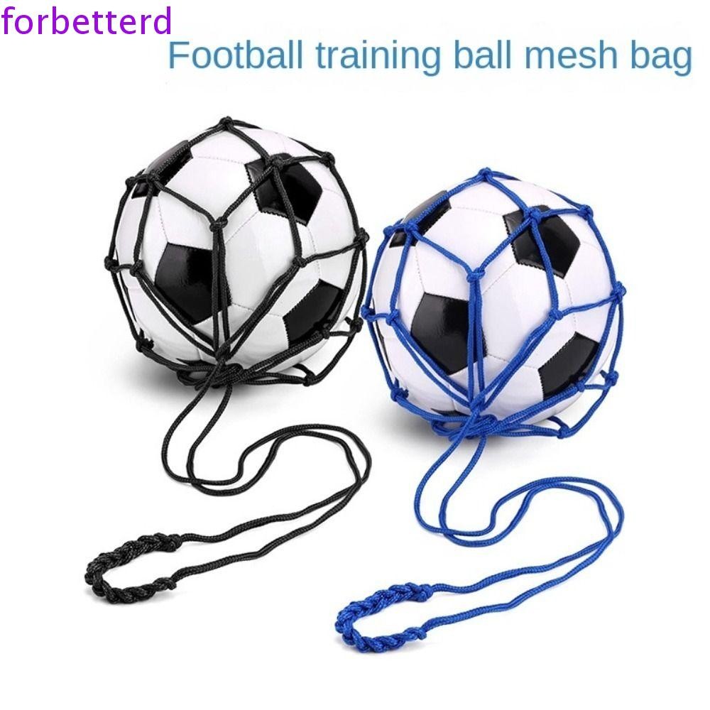 Treinador De Chuter De Rede De Bola De Futebol FORBETTERD , Bolsa De Malha Preta , Bolso Para Chute , Verde