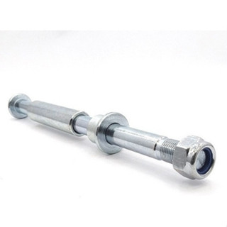 Eixo Roda Traseira Bros 125-150-160 Com Buchas E Porca em Oferta na Shopee