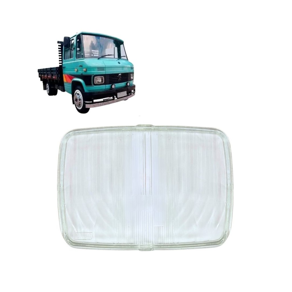 Lente Vidro Farol Principal Compatível MB 608 LD/LE Nino - Automobiles
