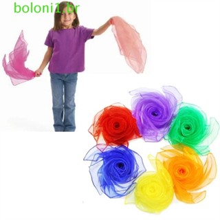 BOLONI Toalhas De Malabarismo Práticas 6 Cores Brinquedos Sensoriais Lenços De Dança Para Crianças Doces Gaze Colorida em Oferta na Shopee