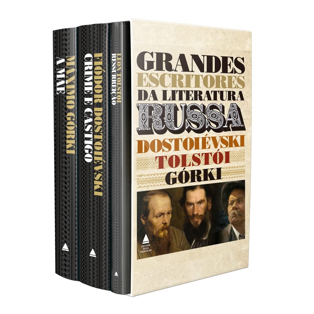 Livro Box Grandes escritores da literatura russa