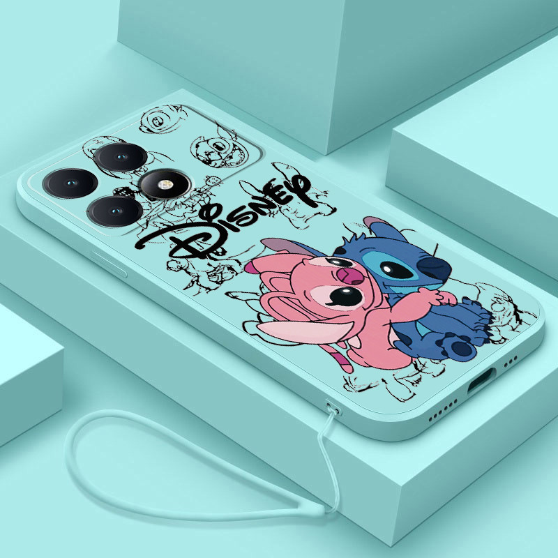 Xiaomi POCO X6 Pro POCOX6 Stitch Fosco Silicone Protetor Caso Casal Série Design Capa em Oferta na Shopee