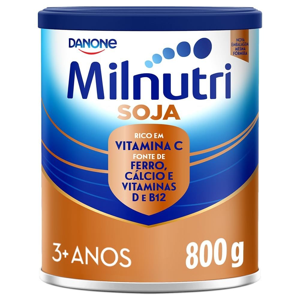 Formula Milnutri Soja 3 Anos Danone Nutricia 800g
