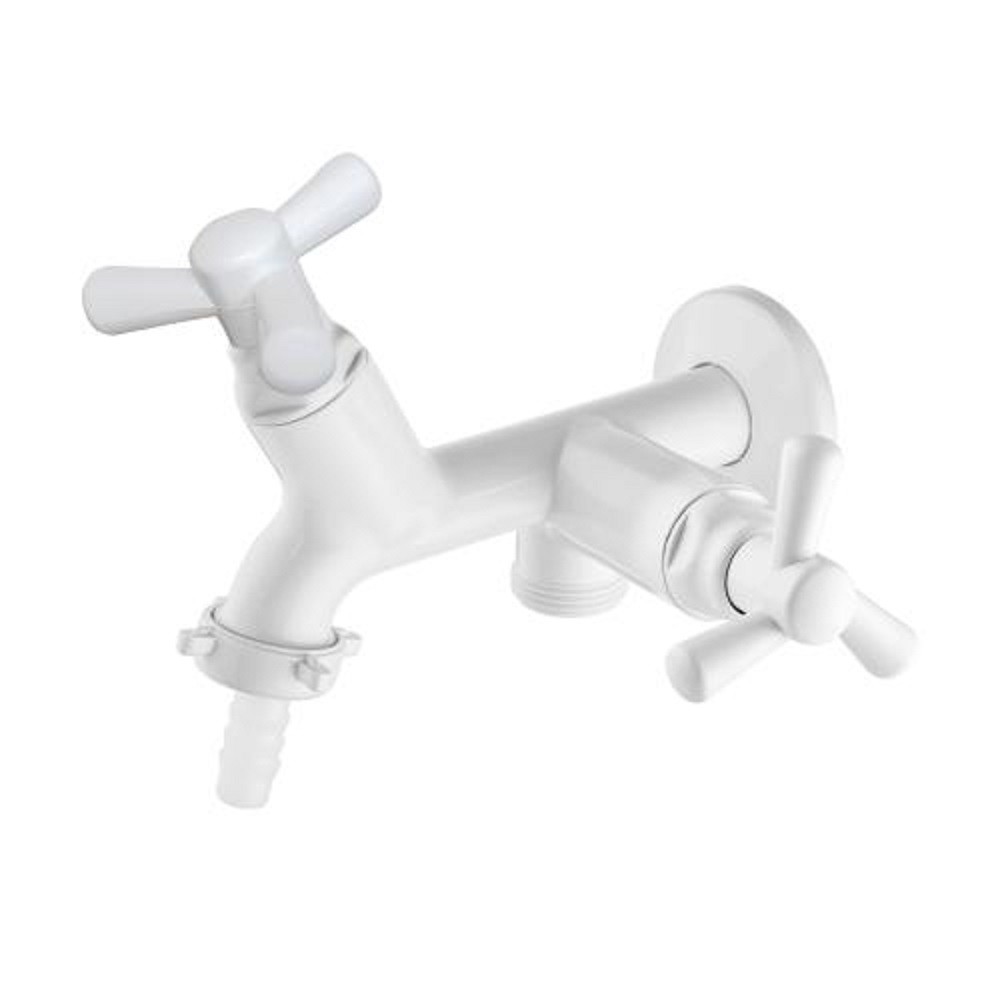 TORNEIRA PAREDE COM SAIDA PARA MAQUINA PVC VIQUA PACIFIC