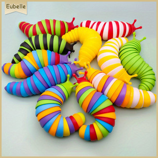 Brinquedo Lagarta Fidget Slug Brinquedo Colorido para Crianças e Adultos Alívio de Estresse