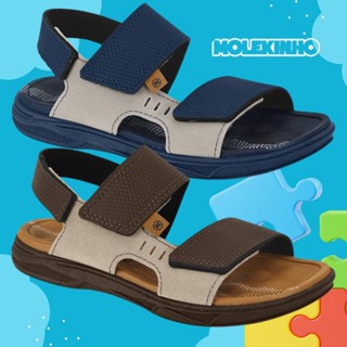 Sandalia Infantil Papete Molekinho Menino Triplo em Oferta na Shopee