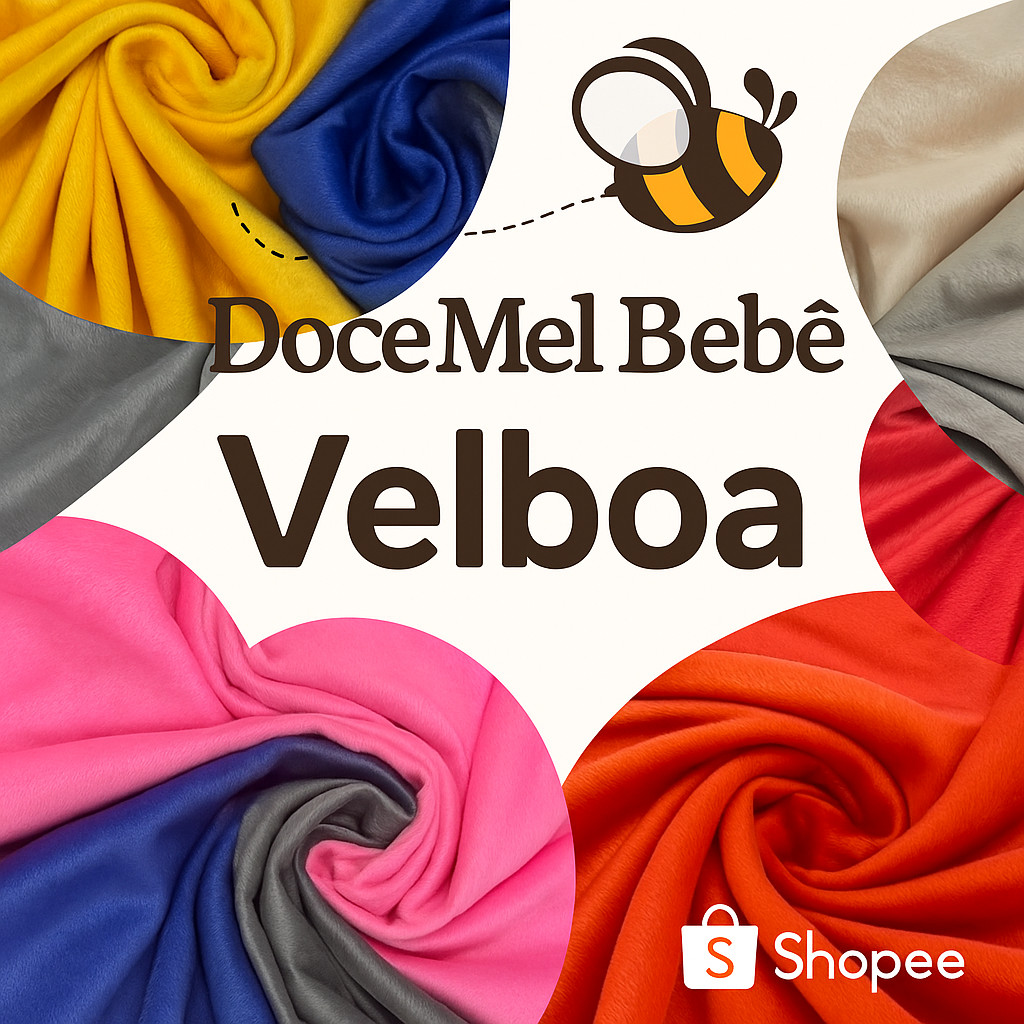 Tecido Velboa Pelúcia Soft Varias Cores Pelo Baixo 2x1,50mt 100% Poliester