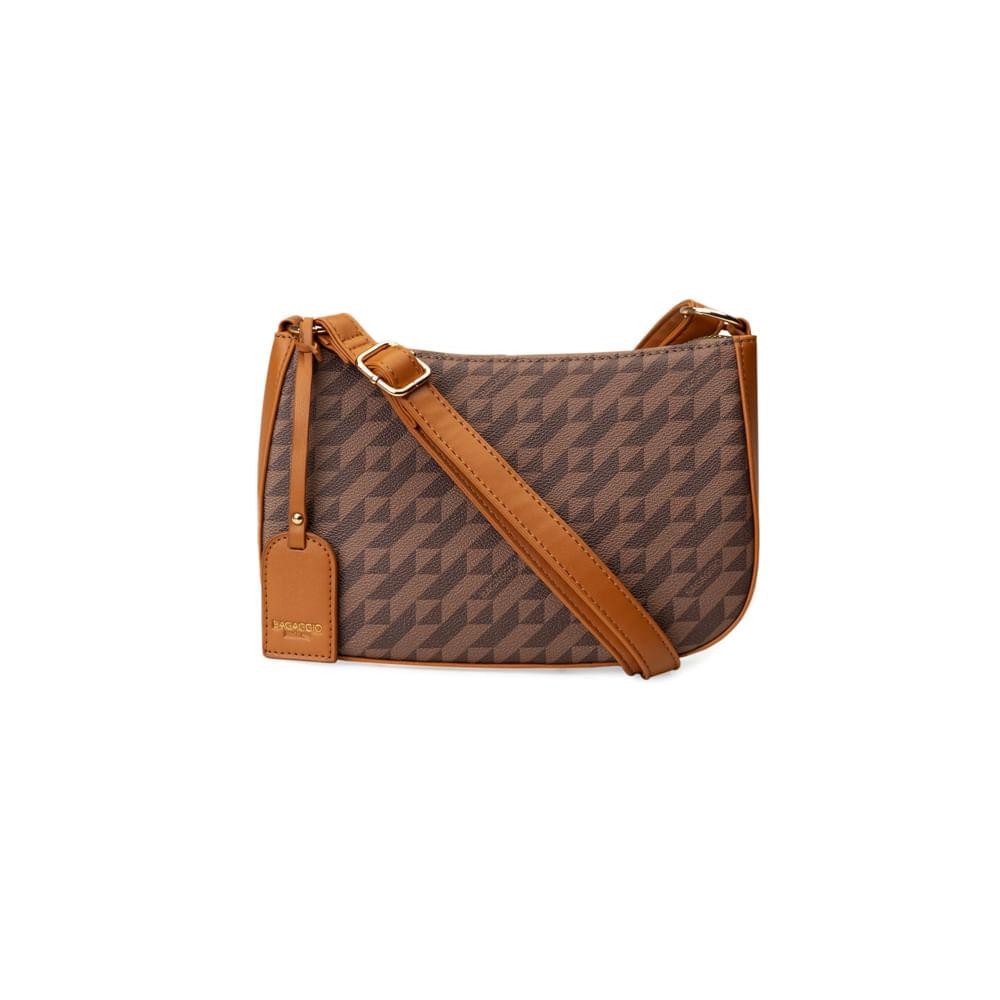 Bolsa Transversal Feminina Pequena Monograma BG Marrom em Oferta na Shopee