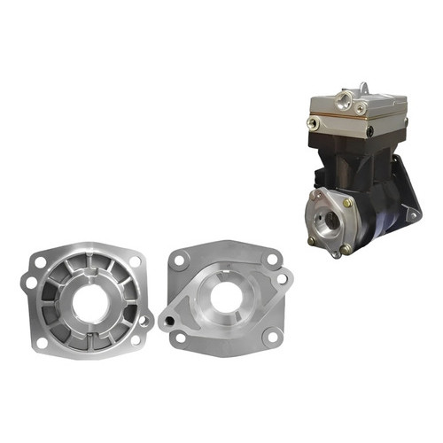 Flange Tampa Traseira Compressor De Ar Mercedes 4111476034