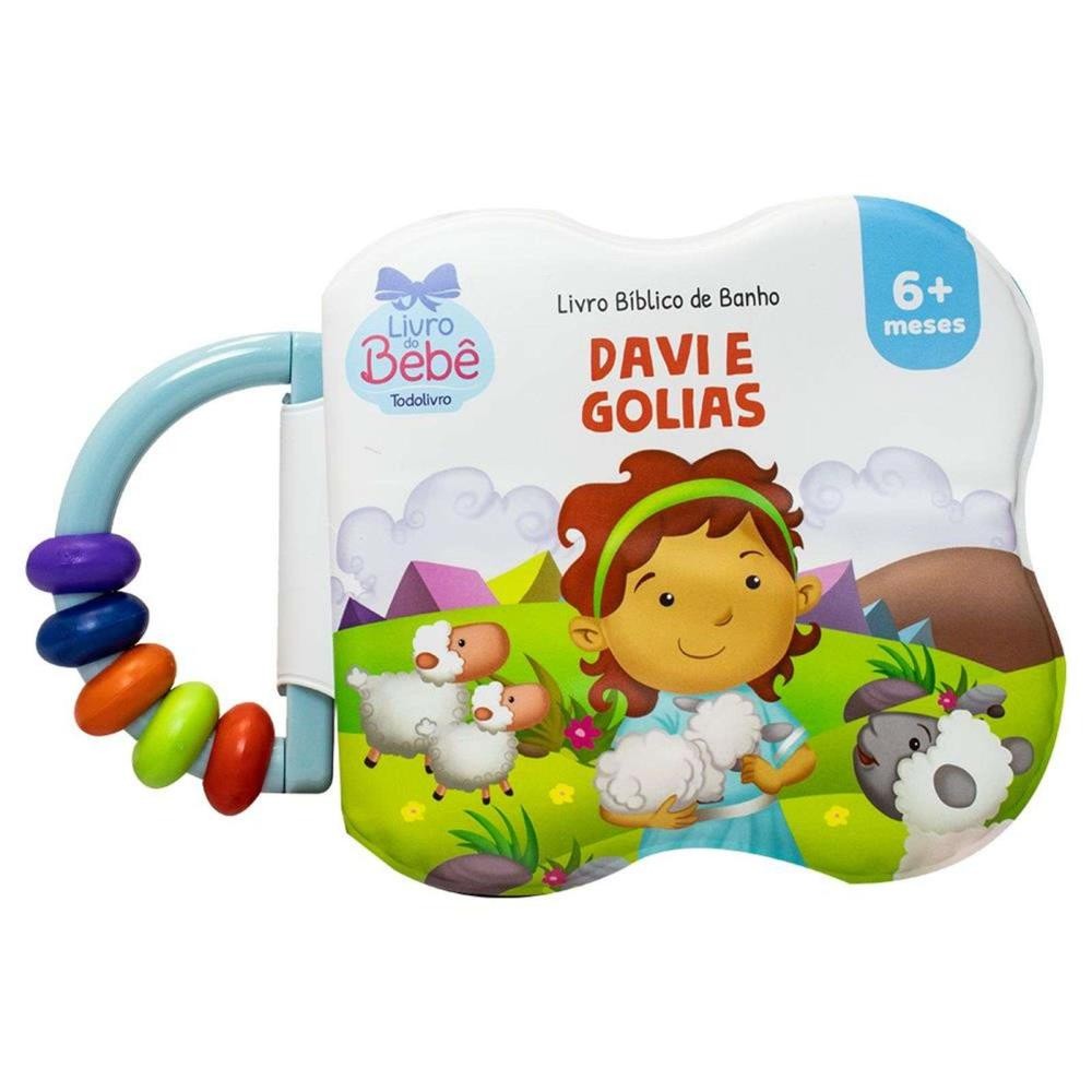 Livro do Bebê De Banho Davi E Golias