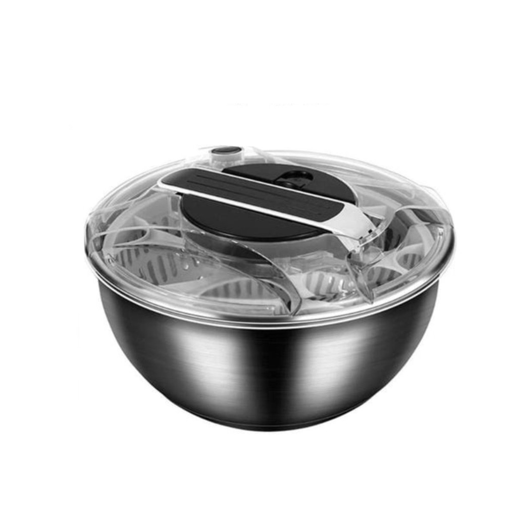 Centrifuga de Salada Lava e Seca em Inox 28cm 3,5 Litros Mimo Style