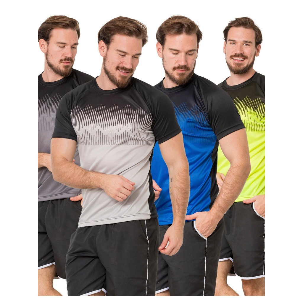 KIT 4 CAMISETA DRYFIT MASCULINA CORRIDA ACADEMIA ESPORTE TREINO BIKE CAMISA LEVE CONFORTAVEL FUTEBOL