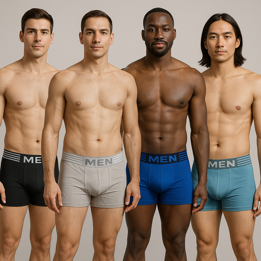 Kit 10 Cuecas Boxers Masculina Adulto Microfibra Sortida Sem Costura Qualidade Premium ou 5 e 2 Cuecas Box